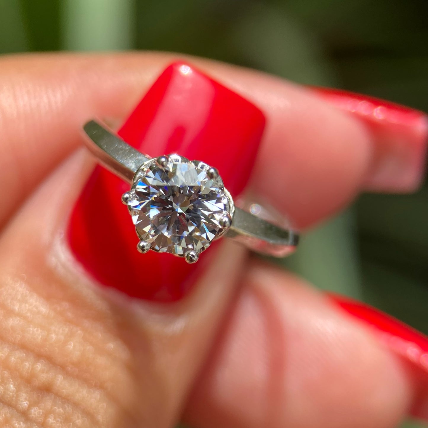 Anillo de compromiso en oro
