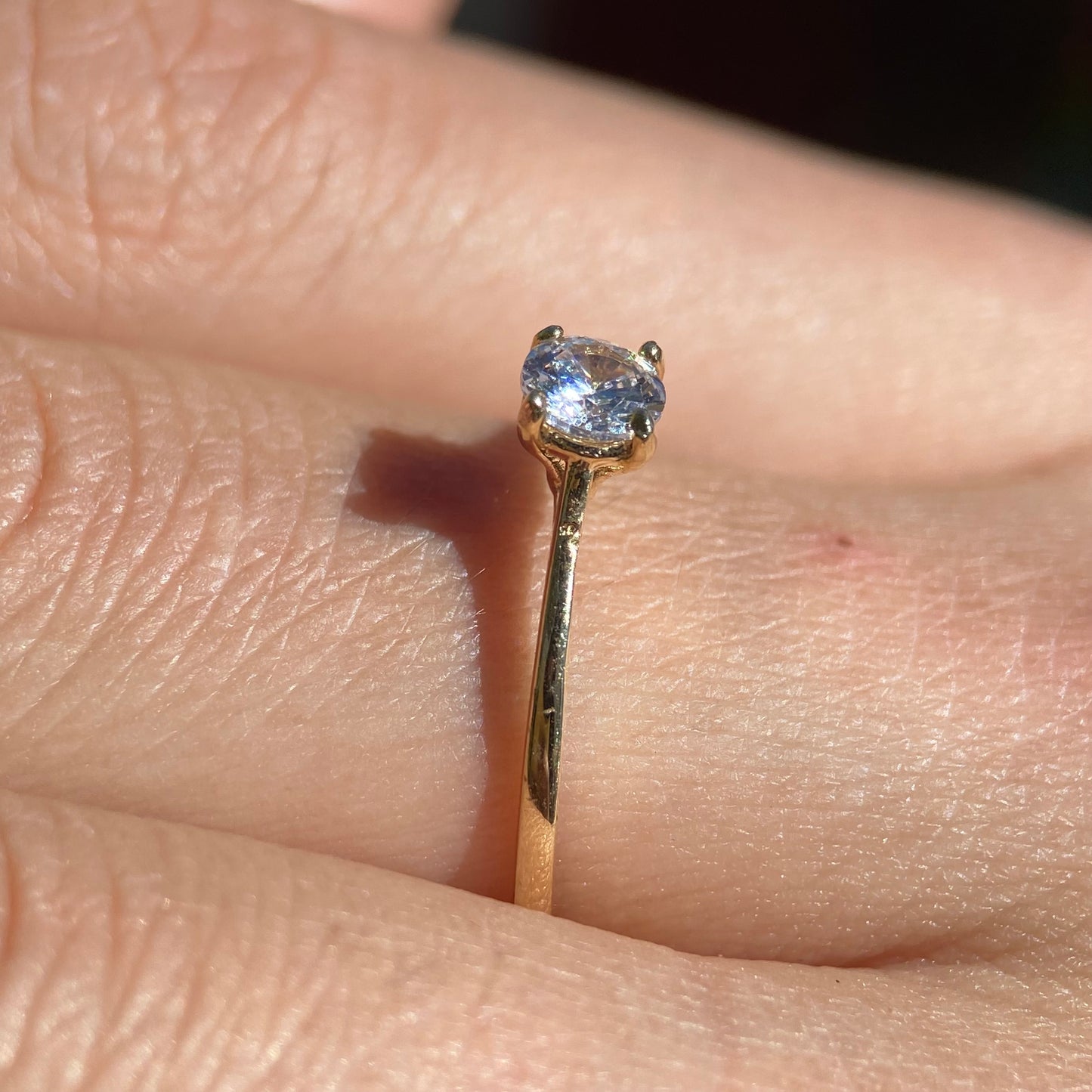 Anillo de compromiso en oro