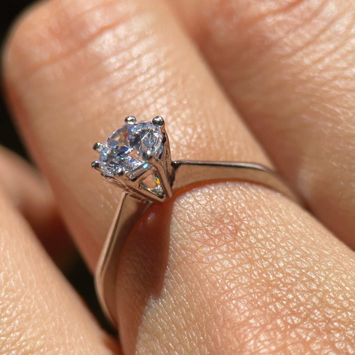 Anillo de compromiso en oro