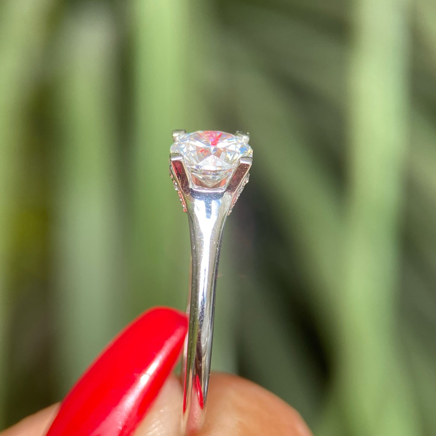 Anillo de compromiso en oro