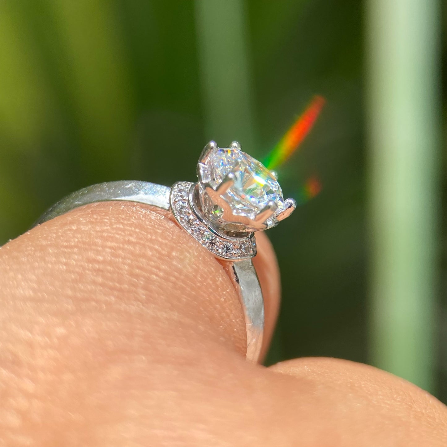 Anillo de compromiso en oro