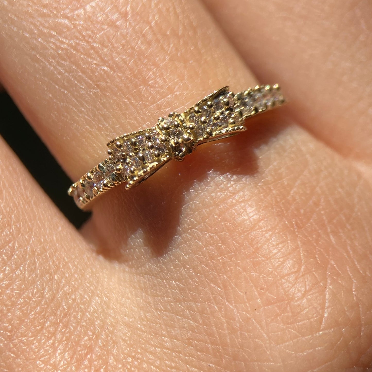 Anillo de compromiso en oro