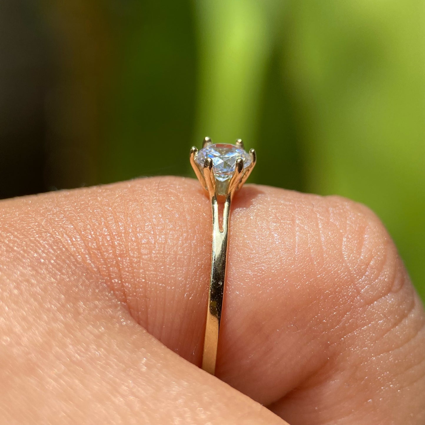 Anillo de compromiso en oro