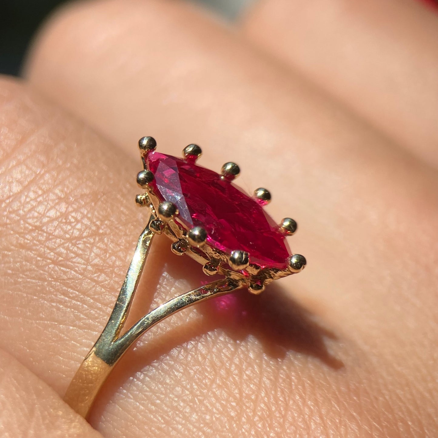 Anillo de compromiso en oro