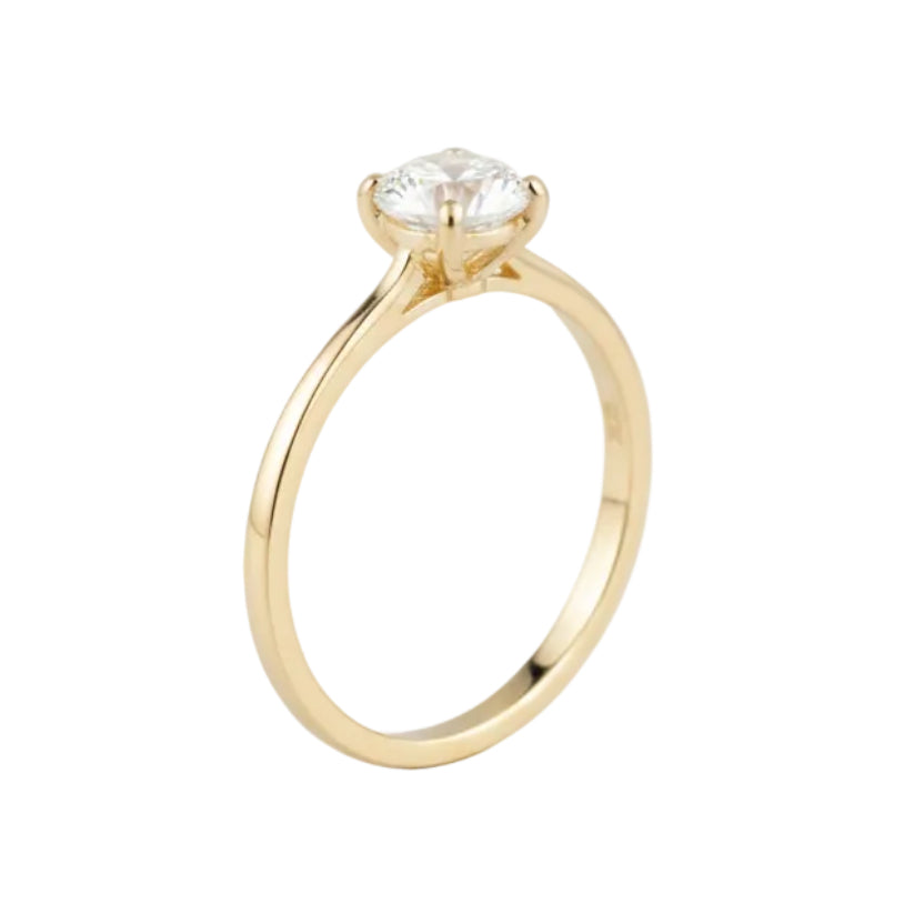 Anillo de compromiso en oro