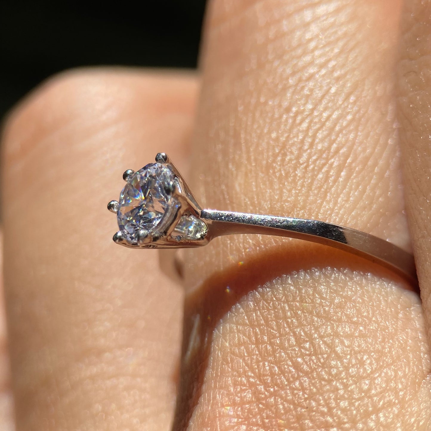 Anillo de compromiso en oro