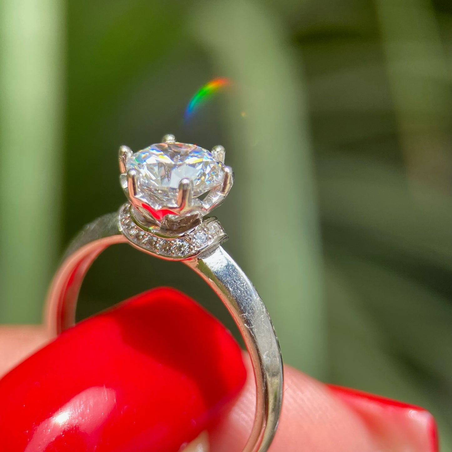 Anillo de compromiso en oro