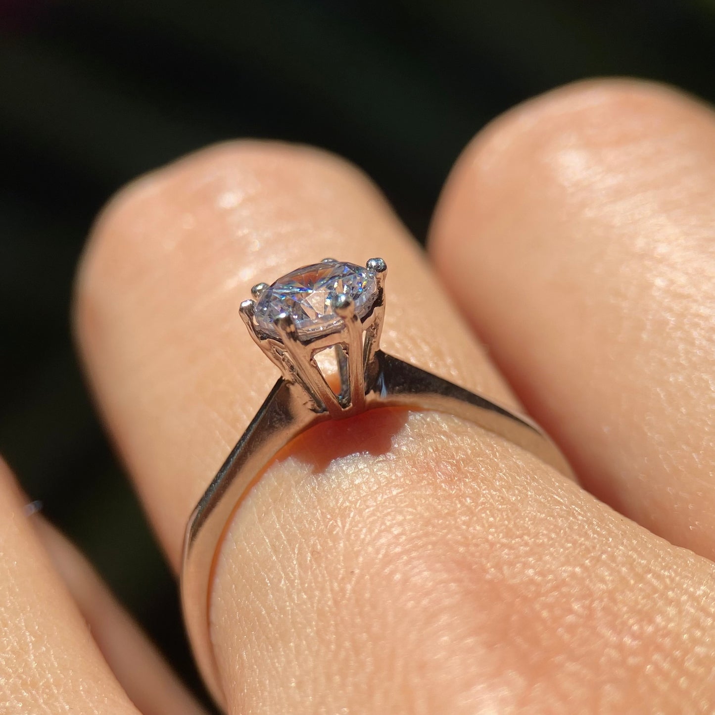 Anillo de compromiso en oro
